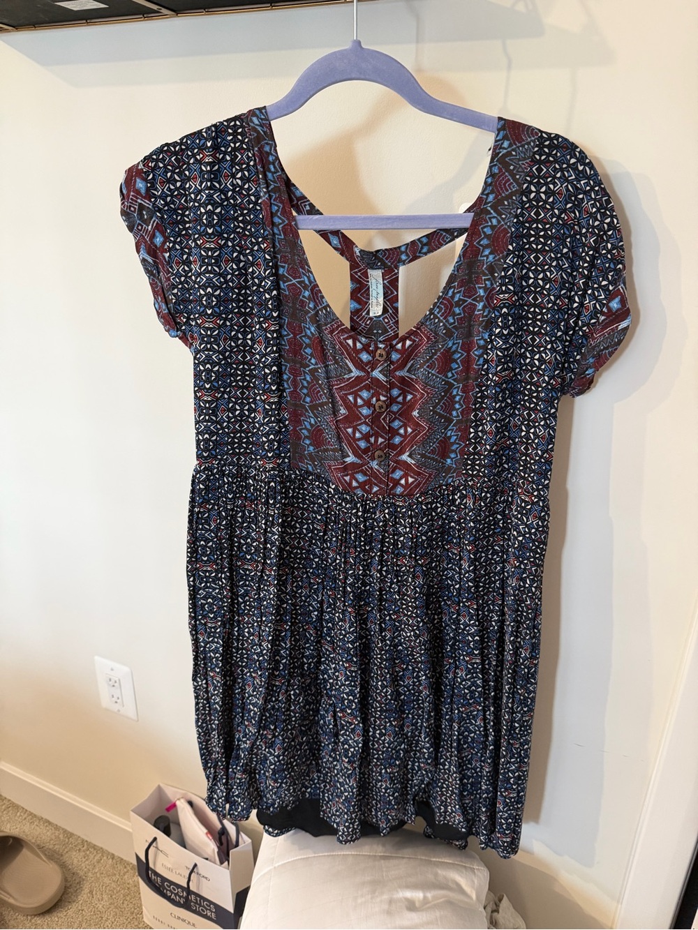 Free People Sundown Babydoll Mini Dress
